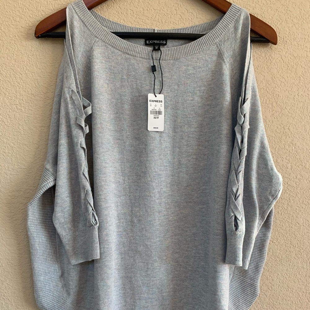 Express Open Shoulder Sweater size xsmall